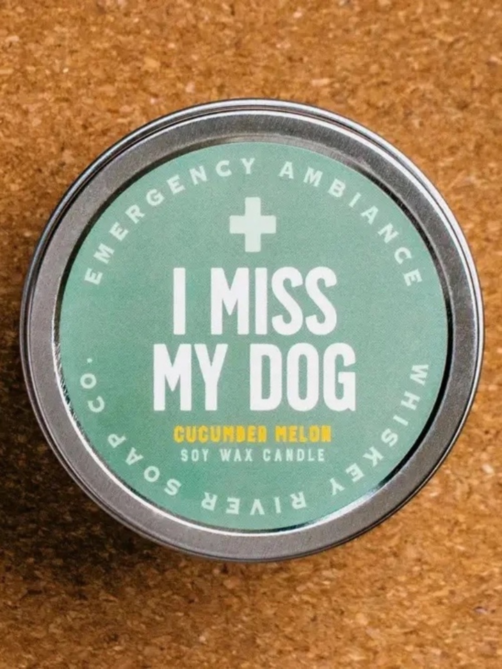 I Miss my Dog Travel Candle